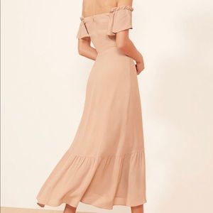 Reformation Butterfly Dress (Champagne)